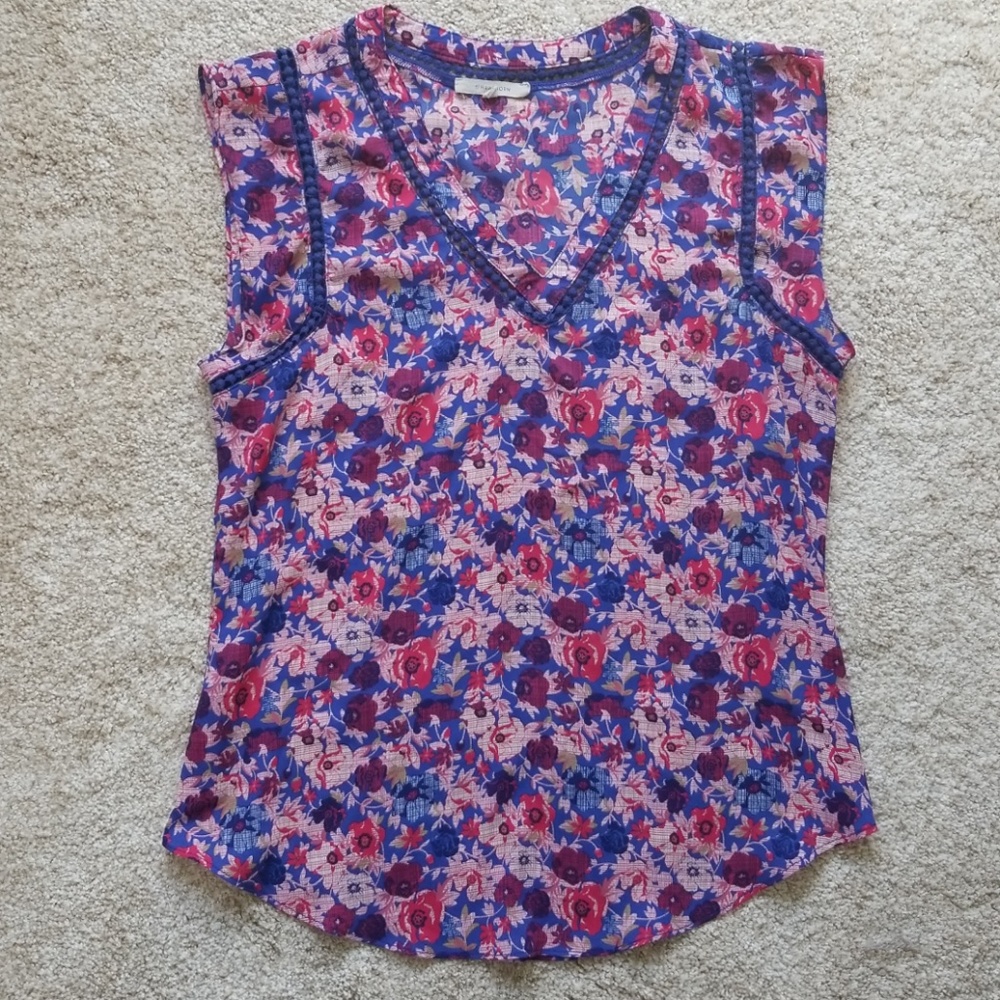 41 Hawthorn M Floral Blouse Stitch Fix